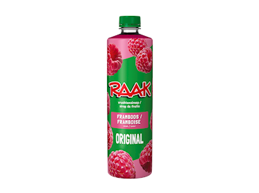 Raak Vruchtensiroop Framboos pet 75cl