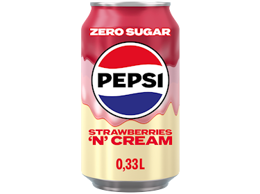 Pepsi Treat Zero Sugar Strawberry & Cream s.blik 33cl