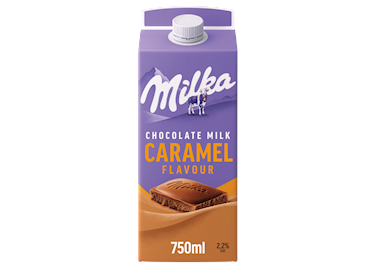 Milka Chocolademelk Caramel pak 750ml