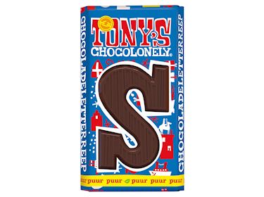Tony's Chocolonely Letterreep Puur S 180gr