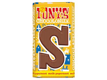 Tony's Chocolonely Letterreep Melk Pepernoot S 180gr