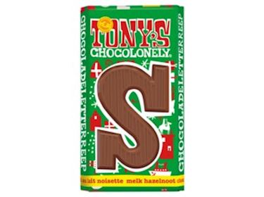 Tony's Chocolonely Letterreep Melk Hazelnoot S 180gr