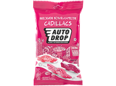Autodrop Rode Cadillacs zakje 85gr