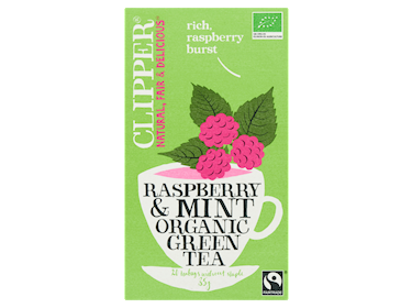 Clipper Green Tea Raspberry & Mint (BIO) doosje 20st