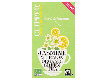 Clipper Green Tea Jasmine & Lemon (BIO) doosje 20st